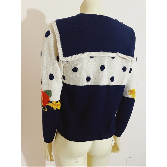 Vintage 90s Cottage Core Cardigan Sweater - Picture 8 of 8